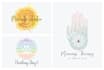 design custom watercolor mandala logo