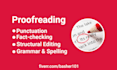 proofread and edit your english texts
