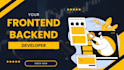 develop full stack web applications frontend and backend
