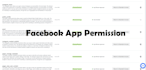 get facebook apps permission