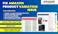 resolve amazon product variation issue through flat file or feed file