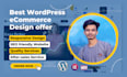 wordpress ecommerce website design with elementor pro