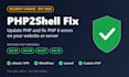 fix php errors, update php version and patch php2shell on your website