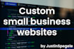 build a custom website for your business