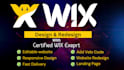 design or redesign wix website, add wix code to your website