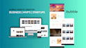 build responsive bubble io application and design