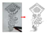 turn embroidery image into vector graphic