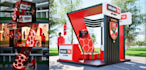 booth exhibition stands in 3d design