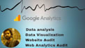 analyze, audit, analysis google analytics and visualization