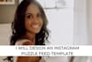 design an instagram puzzle feed template for your brand