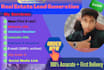 provide you verified real estate lead generation service