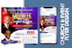 create exceptional church flyer or event flyer design