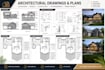 city permit blueprints architect, 2d floor plan, house, patio, adu, garage, deck