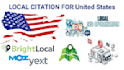 do manually top 300 brightlocal citations for SEO business