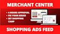 fix suspended merchant center