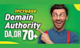 boost your website authority with ahrefs DR 70 using white hat SEO backlinks