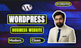 create a modern responsive wordpress company website with free subdomain