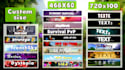 create banner animation for minecraft, hytale, fivem server liste