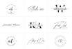 design photography watermark or signature logo