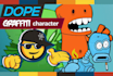 draw a dope graffiti character