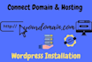 connect your domain and hosting to any websites