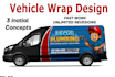 do vehicle wrap decal for truck wrap,trailer wrap,van wrap , car wrap, boat wrap