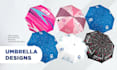 do a unique attractive umbrella design for you