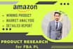 do product research for amazon private label