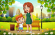 design children book illustration and children story book cover