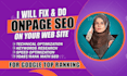 do and fix on page SEO using rank math or yoast