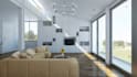 create your living room with realistic rendering
