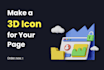 create custom 3d icons for your website