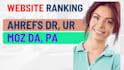 increase dr or ahrefs domain rating and moz da pa
