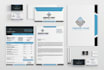 create corporate professional unique brand identity and stationery design
