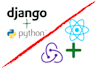 build website with python, django, react and nextjs