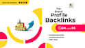 create contextual social profiles backlinks manually
