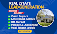 real estate leads generation with skip tracing ,motivated seller leads