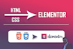 convert your HTML static web page to elementor json template