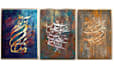 paint elegant arabic calligraphy with traditional and digital style