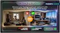 design virtual 3d office background in 1 hour