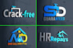 do plumbing,heating,air conditioning,oil,gas,realestate  logo