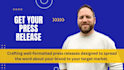 write a winning press release formatted for distribution
