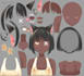 draw for live2d illustration or vtuber model