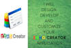 design, develop and customize zoho creator app