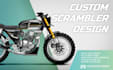 design sketch your custom scrambler motorcycle build