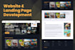 develop website and landing page