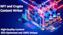 be your crypto and nft content writer, article rewriter