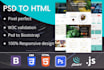make PSD to HTML pixel perfect design