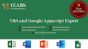 create excel and google worksheets with advanced formulas, vba and charts
