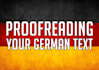 proofread your german text